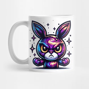 Galaxy angry bunny Mug